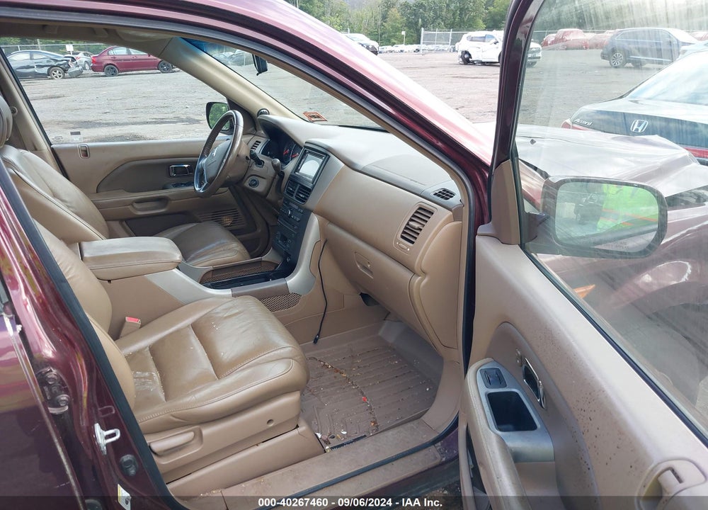 2007 HONDA PILOT EX-L VIN: 2HKYF18687H521576