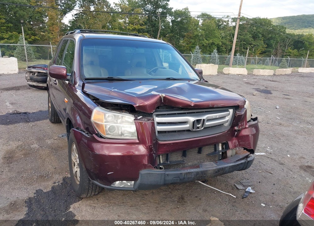2007 HONDA PILOT EX-L VIN: 2HKYF18687H521576