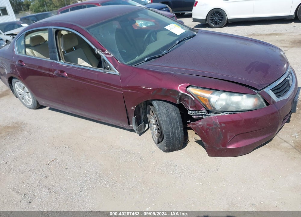 2008 HONDA ACCORD 2.4 LX VIN: 1HGCP26398A109537