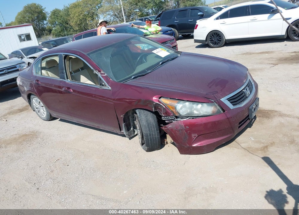 2008 HONDA ACCORD 2.4 LX VIN: 1HGCP26398A109537