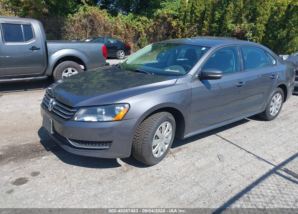 2013 VOLKSWAGEN PASSAT 2.5L S VIN: 1VWAH7A34DC067202