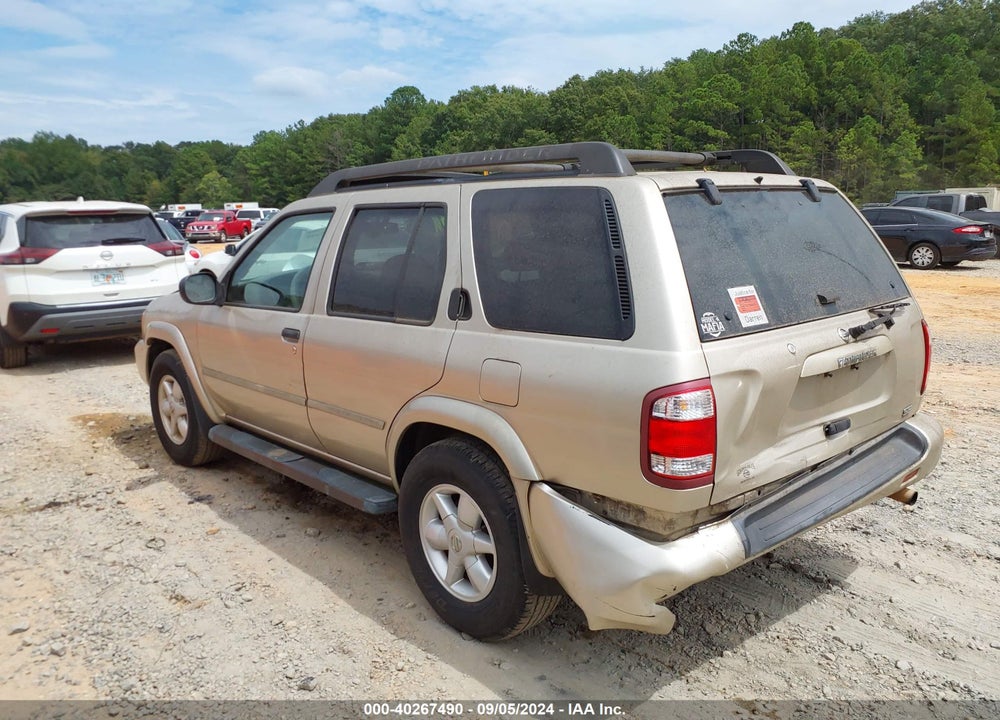 2002 NISSAN PATHFINDER SE VIN: JN8DR09X62W650284
