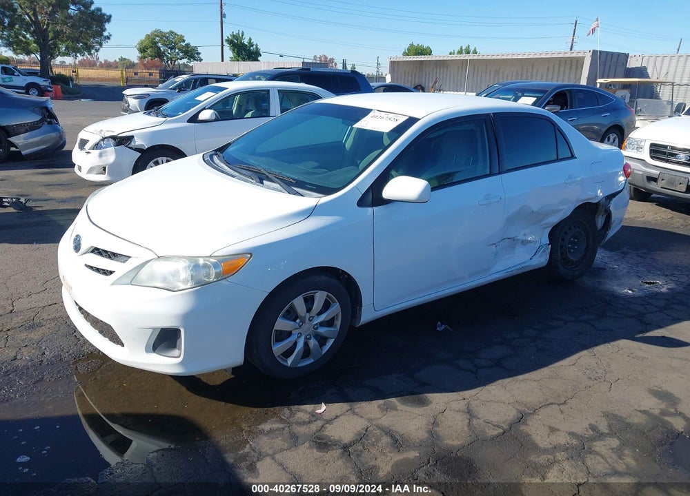 2012 TOYOTA COROLLA LE VIN: 5YFBU4EE3CP057084