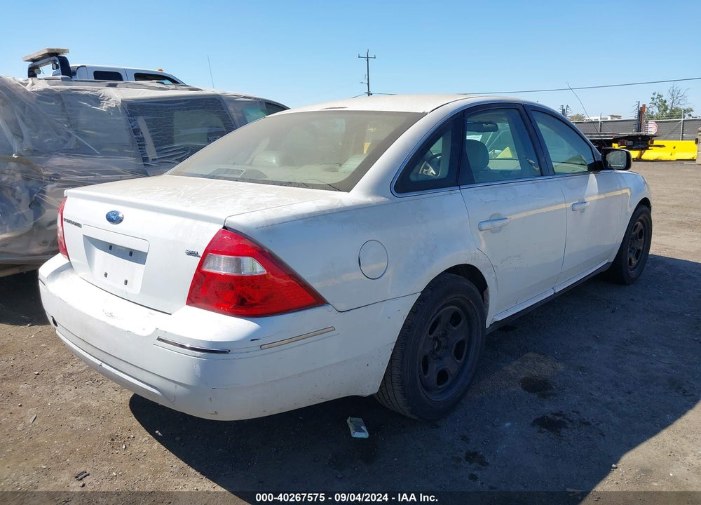 2006 FORD FIVE HUNDRED VIN: 1FAFP24126G162707