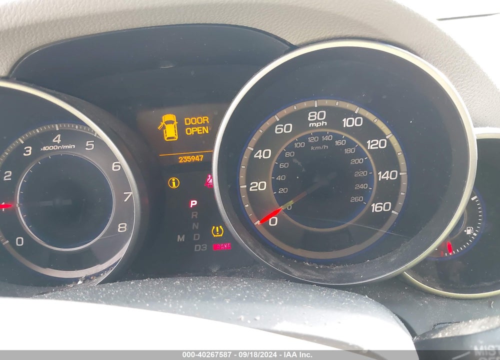 2008 ACURA MDX VIN: 2HNYD28228H552450