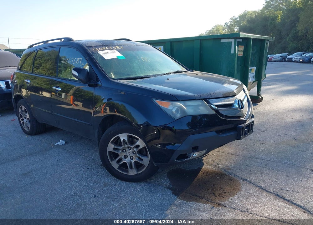 2008 ACURA MDX VIN: 2HNYD28228H552450