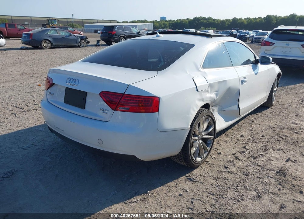 2014 AUDI A5 2.0T PREMIUM VIN: WAUCFAFR4EA036876