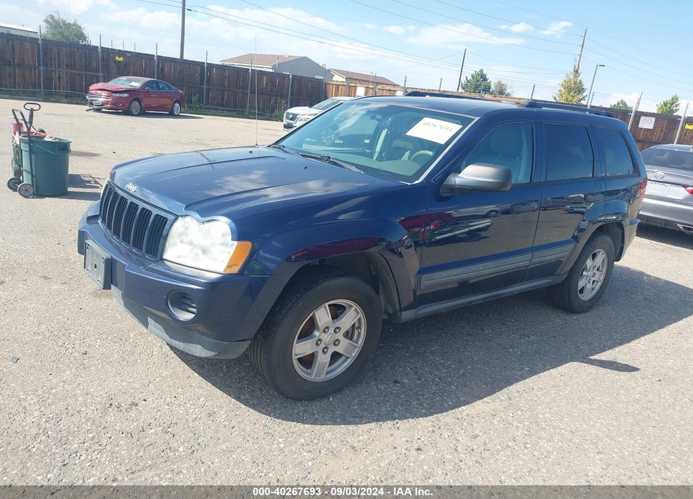 2005 JEEP GRAND CHEROKEE LAREDO VIN: 1J4GR48K25C543528