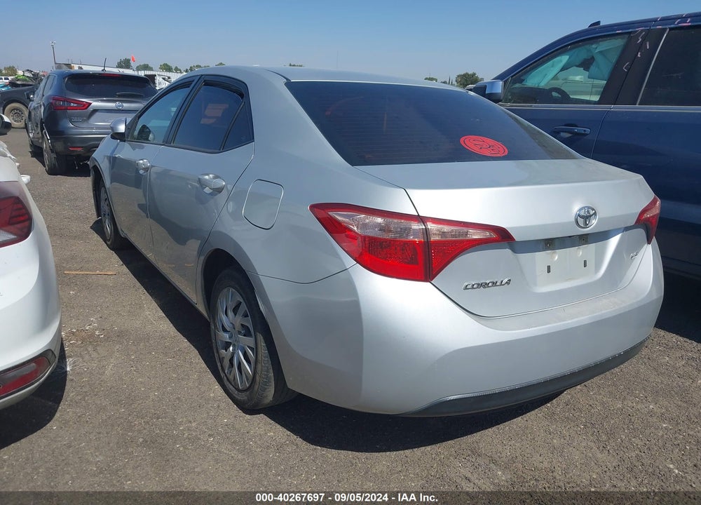 2019 TOYOTA COROLLA LE VIN: 5YFBURHEXKP911513