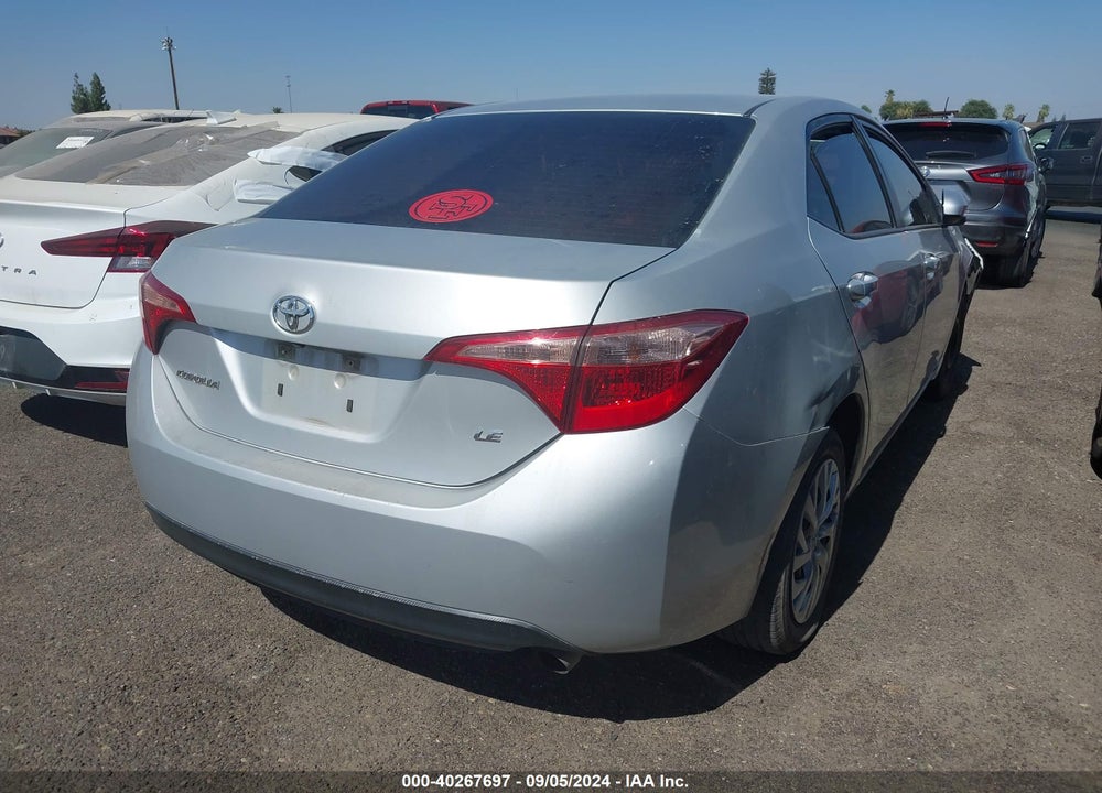 2019 TOYOTA COROLLA LE VIN: 5YFBURHEXKP911513