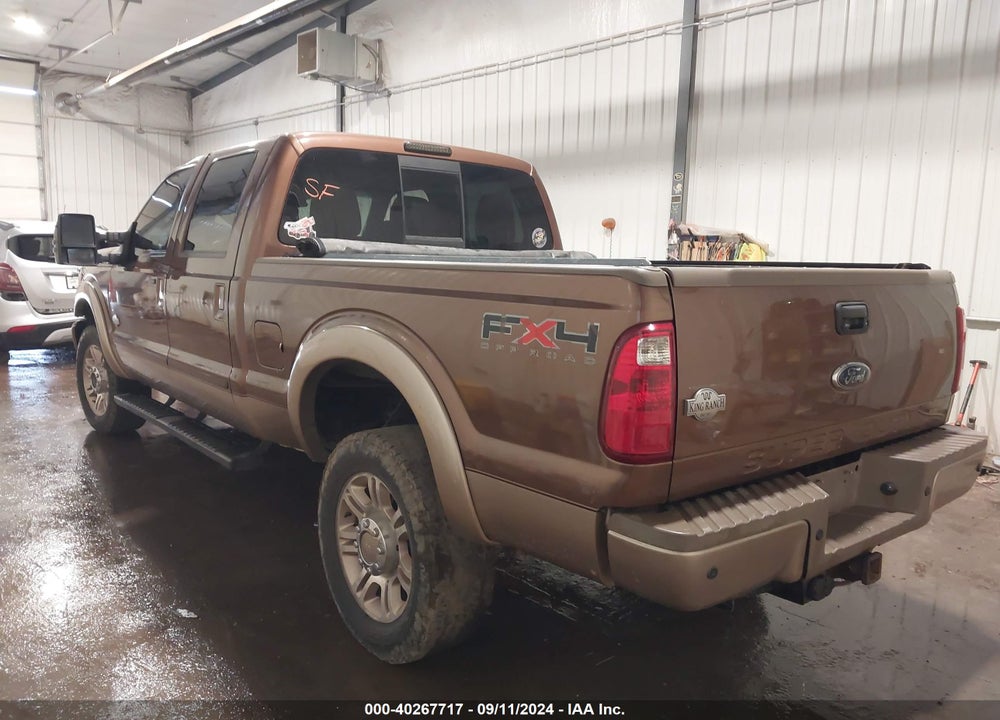 2011 FORD F-350 LARIAT VIN: 1FT8W3BT0BEB14547