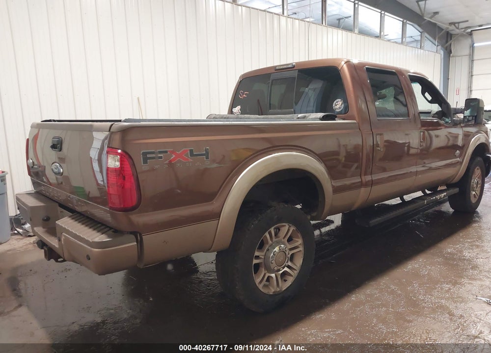 2011 FORD F-350 LARIAT VIN: 1FT8W3BT0BEB14547