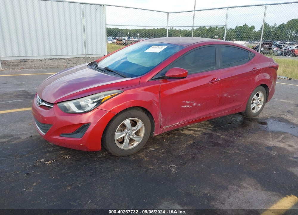 2015 HYUNDAI ELANTRA SE VIN: 5NPDH4AE3FH579055