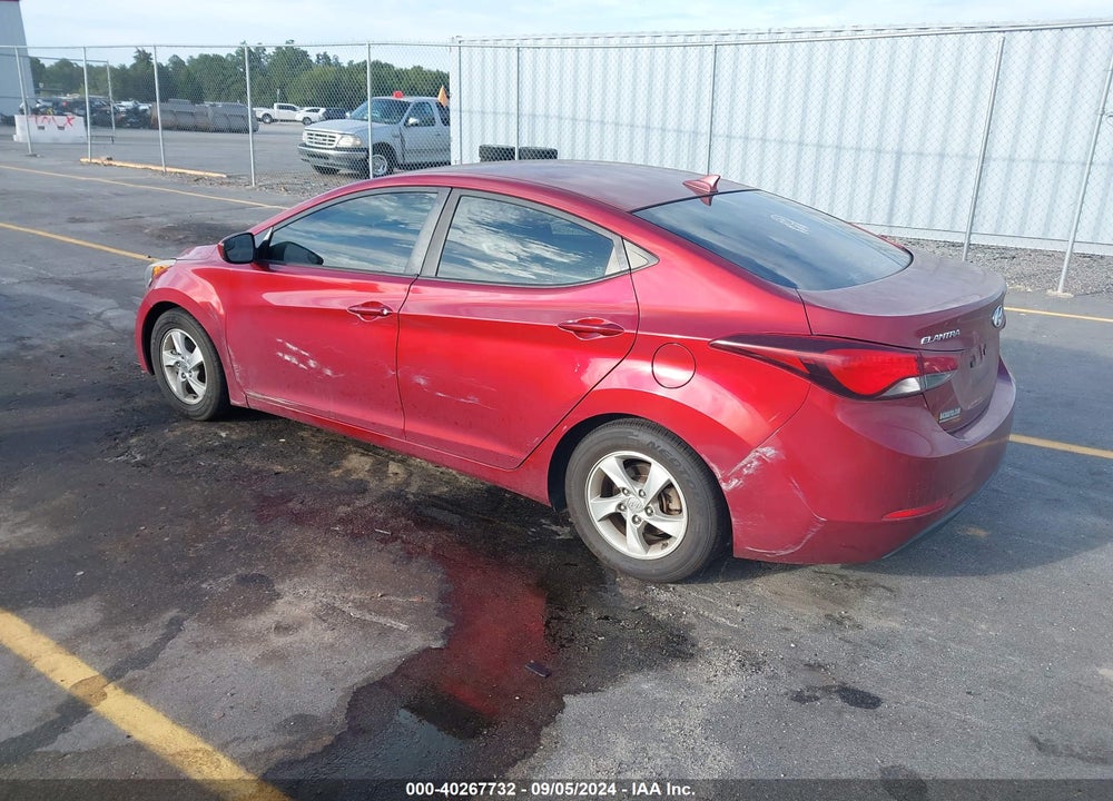 2015 HYUNDAI ELANTRA SE VIN: 5NPDH4AE3FH579055