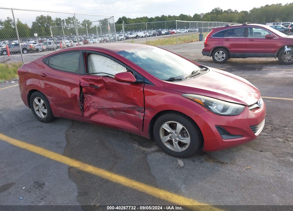 2015 HYUNDAI ELANTRA SE VIN: 5NPDH4AE3FH579055