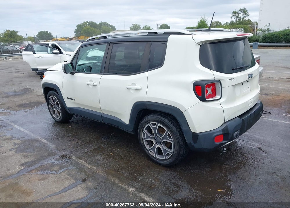 2018 JEEP RENEGADE LIMITED FWD VIN: ZACCJADB3JPG19067