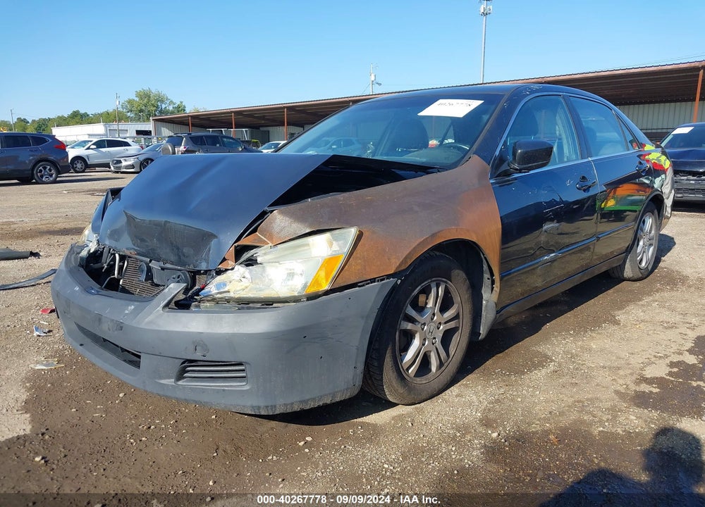 2007 HONDA ACCORD 2.4 EX VIN: 1HGCM56897A059128
