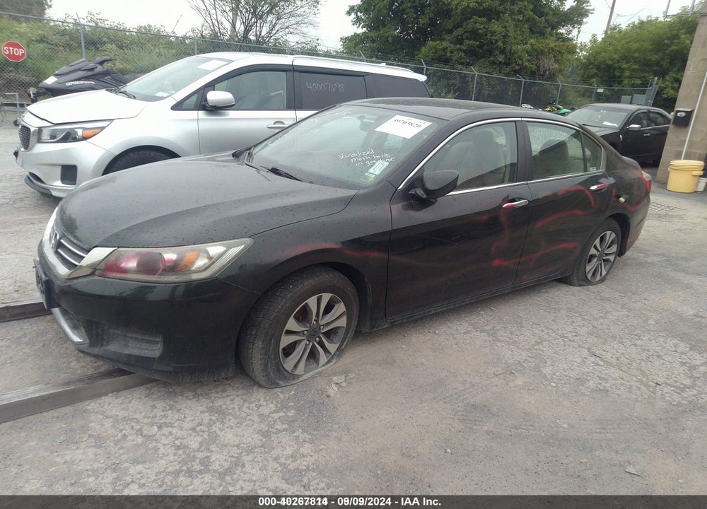 2013 HONDA ACCORD LX VIN: 1HGCR2F38DA038321