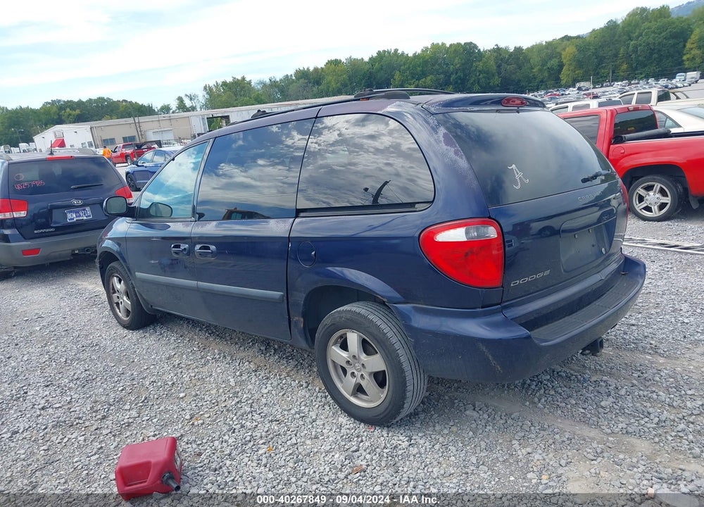2005 DODGE CARAVAN SXT VIN: 1D4GP45R55B181605