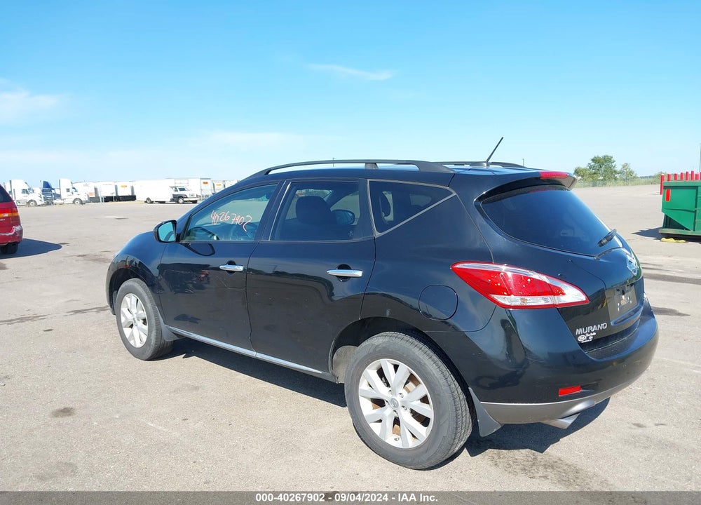 2011 NISSAN MURANO SV VIN: JN8AZ1MW9BW159425