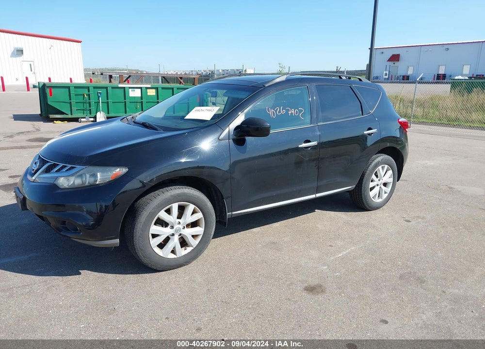 2011 NISSAN MURANO SV VIN: JN8AZ1MW9BW159425