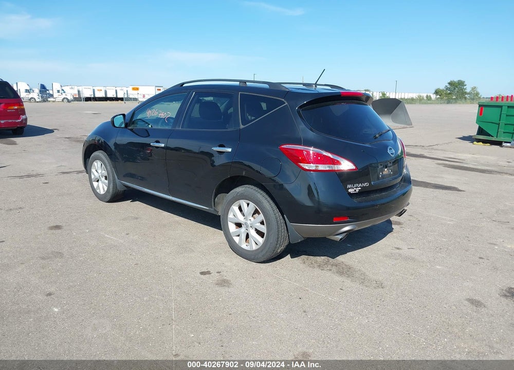 2011 NISSAN MURANO SV VIN: JN8AZ1MW9BW159425