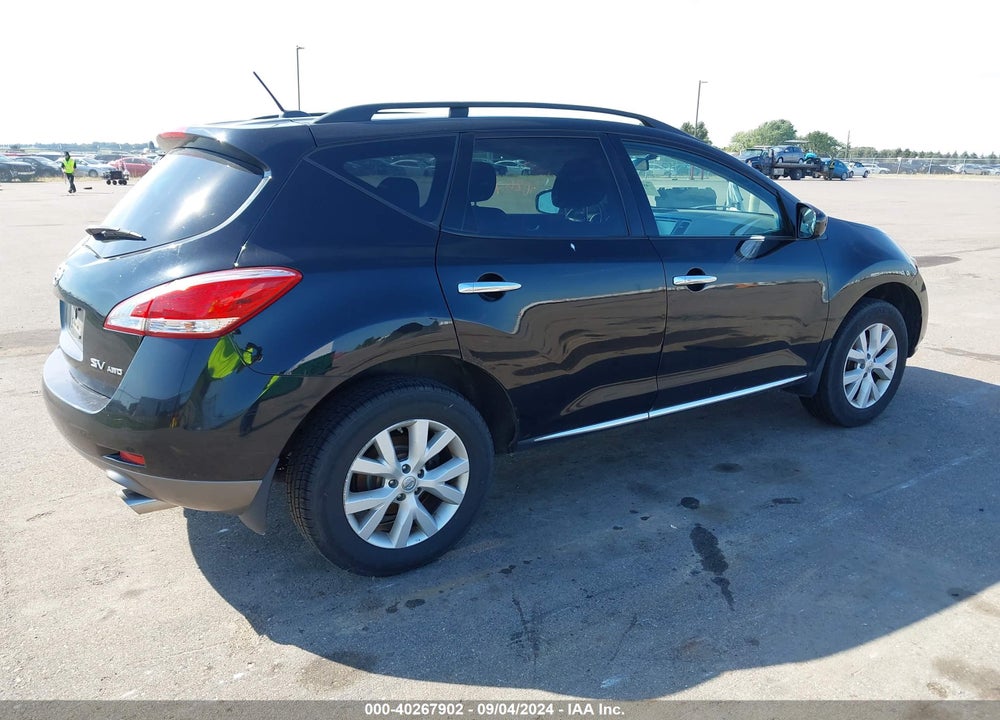 2011 NISSAN MURANO SV VIN: JN8AZ1MW9BW159425