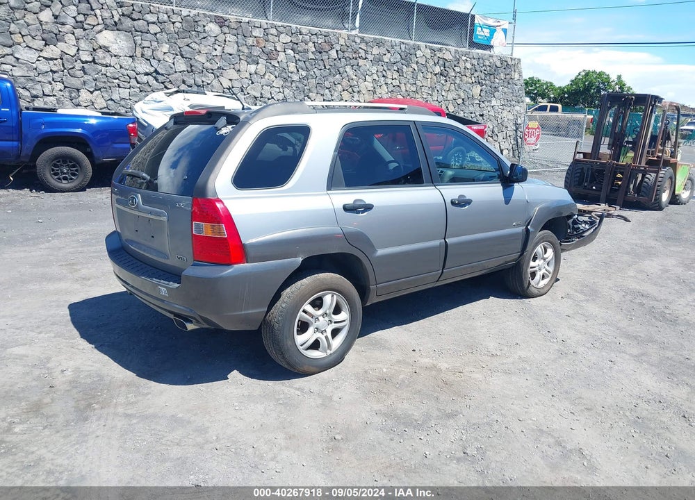 2007 KIA SPORTAGE LX V6 VIN: KNDJE723677420000