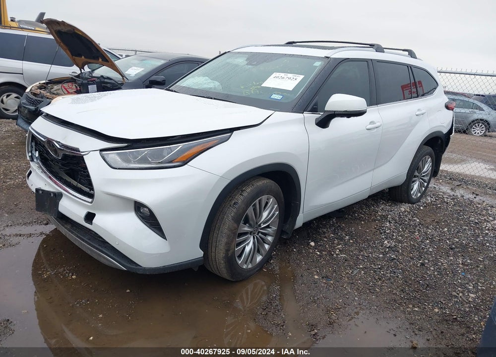 2023 TOYOTA HIGHLANDER PLATINUM VIN: 5TDKDRAH2PS045308