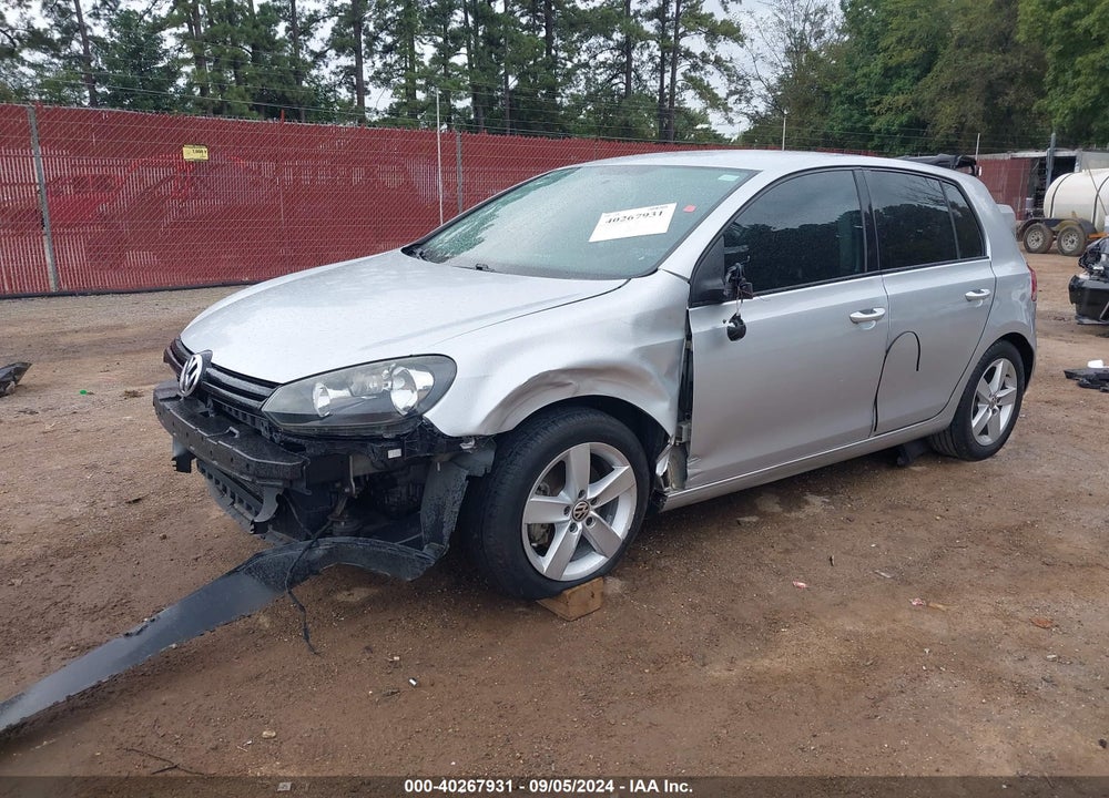 2013 VOLKSWAGEN GOLF 2.5L 4-DOOR VIN: WVWDB7AJ8DW019295