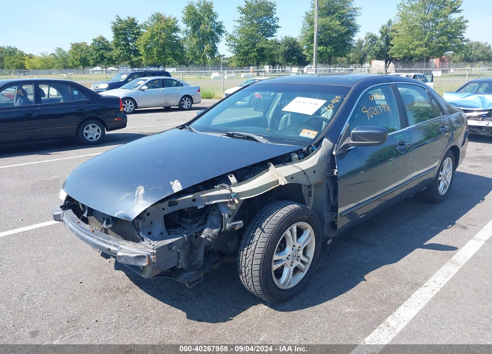 2007 HONDA ACCORD 2.4 EX VIN: 1HGCM56847A210957