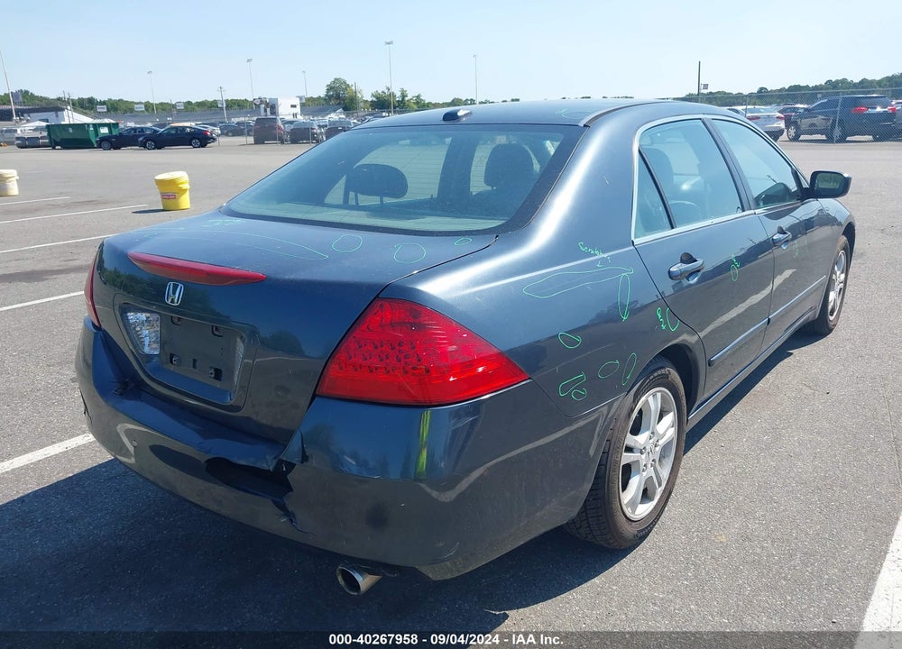 2007 HONDA ACCORD 2.4 EX VIN: 1HGCM56847A210957