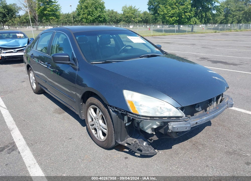 2007 HONDA ACCORD 2.4 EX VIN: 1HGCM56847A210957