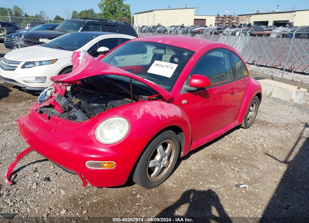 2000 VOLKSWAGEN NEW BEETLE GL VIN: 3VWBA21C7YM402923