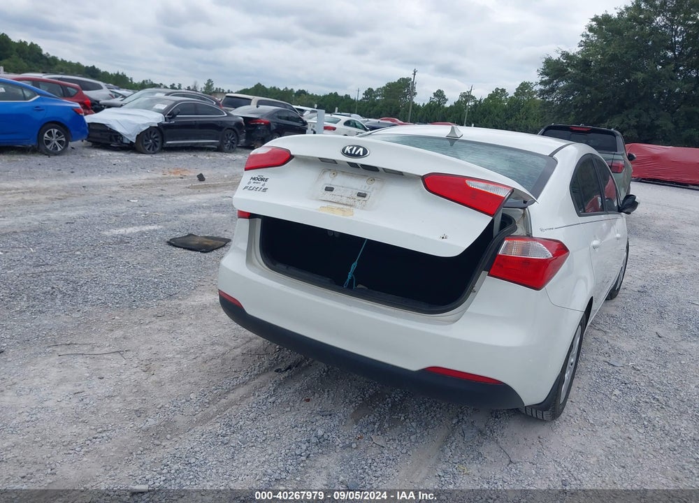 2016 KIA FORTE LX VIN: KNAFK4A65G5611764