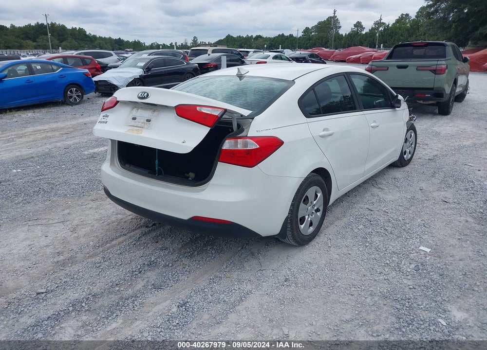 2016 KIA FORTE LX VIN: KNAFK4A65G5611764