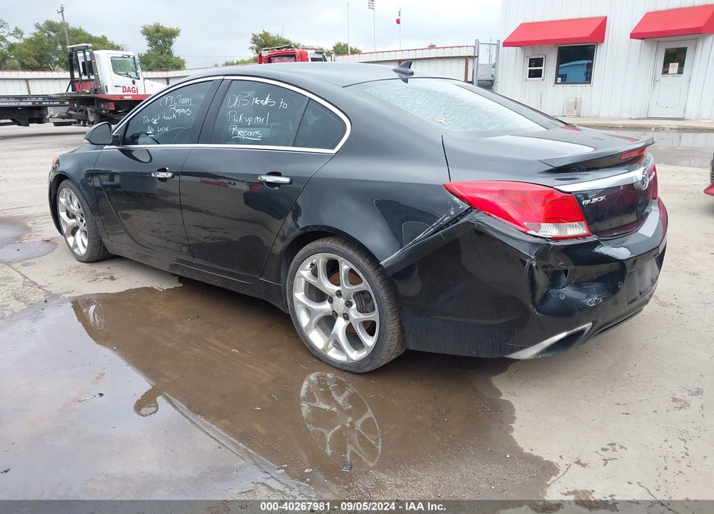 2013 BUICK REGAL GS VIN: 2G4GV5GV9D9168189