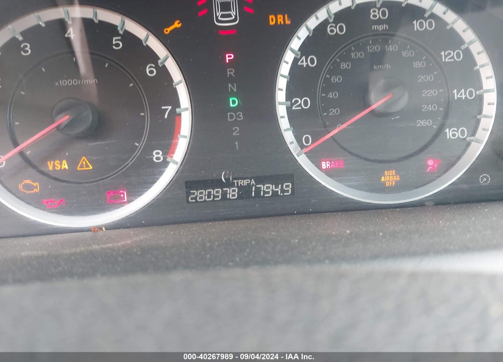 2010 HONDA ACCORD 2.4 EX-L VIN: 1HGCP2F87AA173786