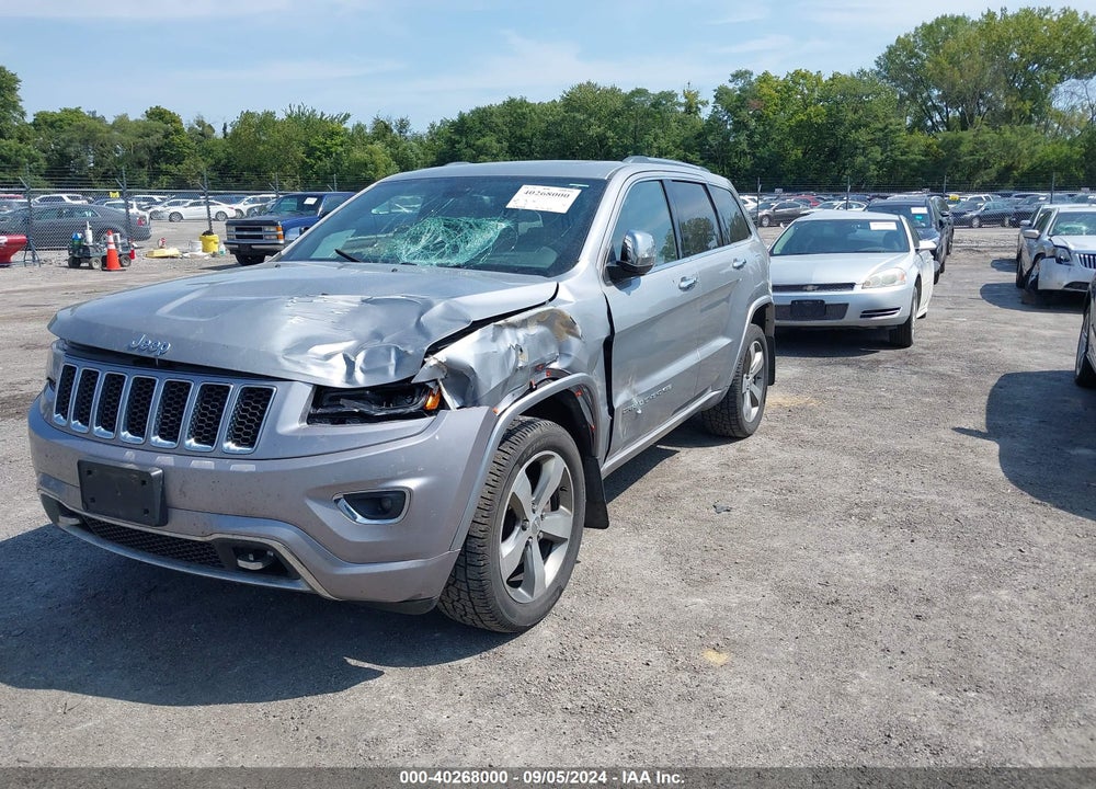 2014 JEEP GRAND CHEROKEE OVERLAND VIN: 1C4RJFCG4EC220120