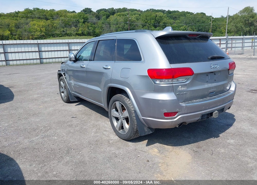 2014 JEEP GRAND CHEROKEE OVERLAND VIN: 1C4RJFCG4EC220120