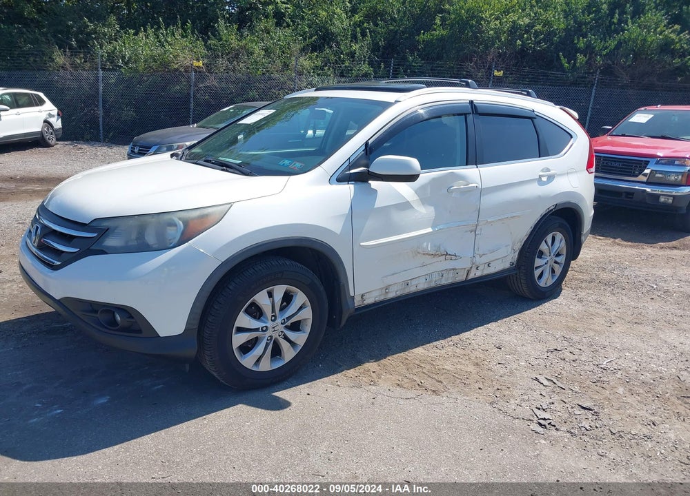 2013 HONDA CR-V EX-L VIN: 5J6RM4H73DL027244