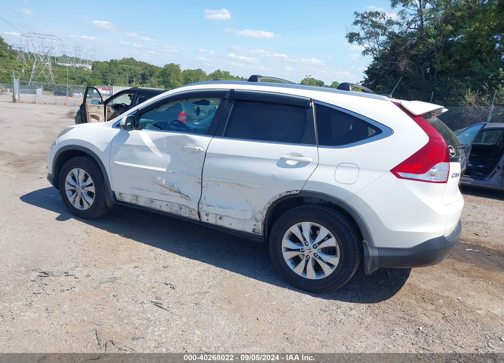 2013 HONDA CR-V EX-L VIN: 5J6RM4H73DL027244