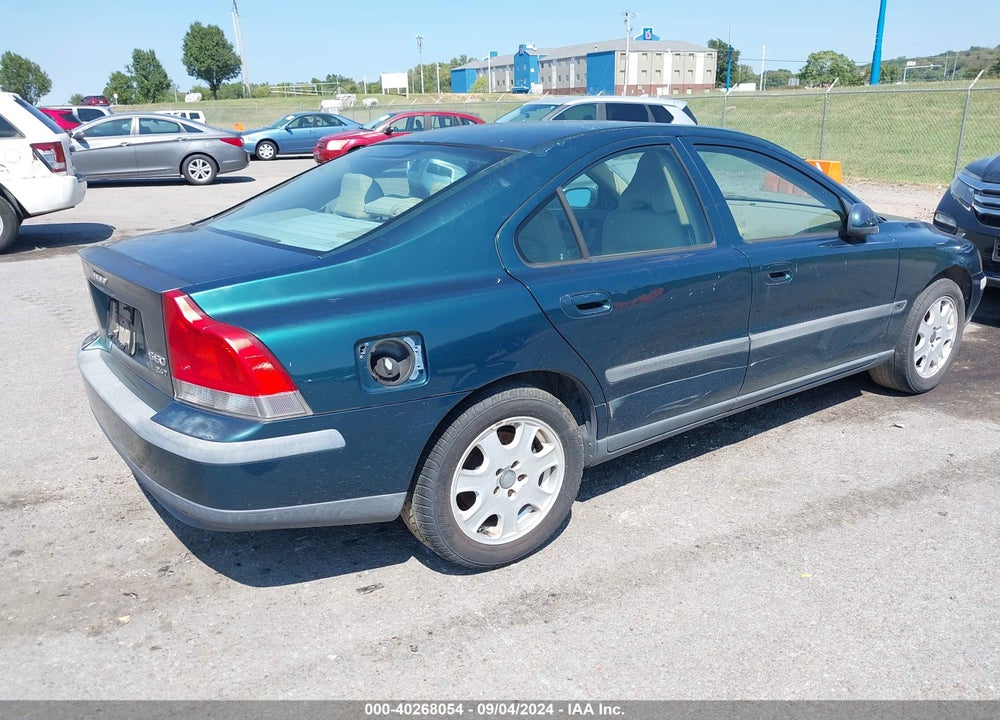 2001 VOLVO S60 2.4T VIN: YV1RS58DX12036252