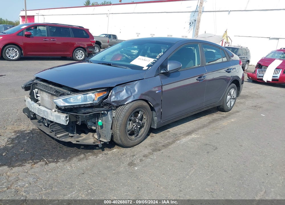 2018 HYUNDAI IONIQ HYBRID BLUE VIN: KMHC65LC7JU091501