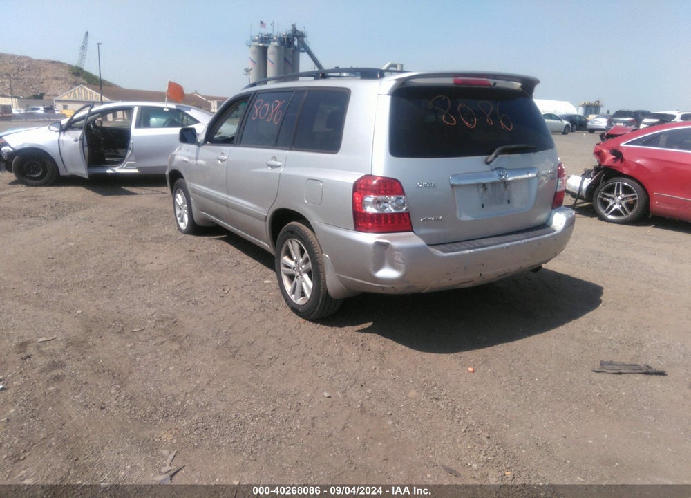 2006 TOYOTA HIGHLANDER HYBRID LIMITED V6 VIN: JTEEW21A460012082