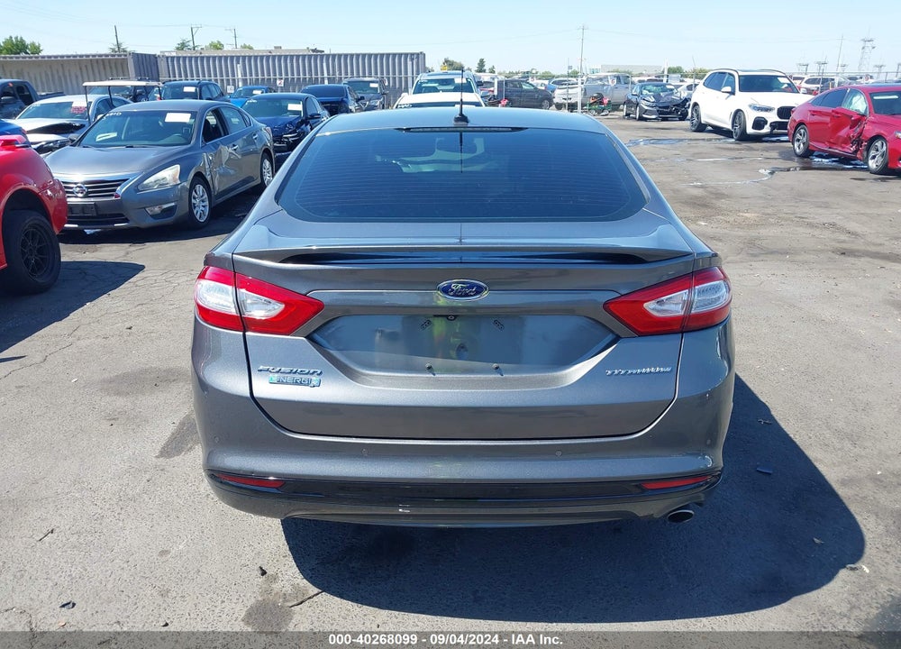 2014 FORD FUSION ENERGI TITANIUM VIN: 3FA6P0SU1ER177904