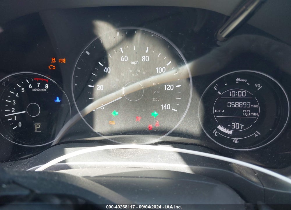 2019 HONDA HR-V SPORT VIN: 3CZRU6H15KG717255