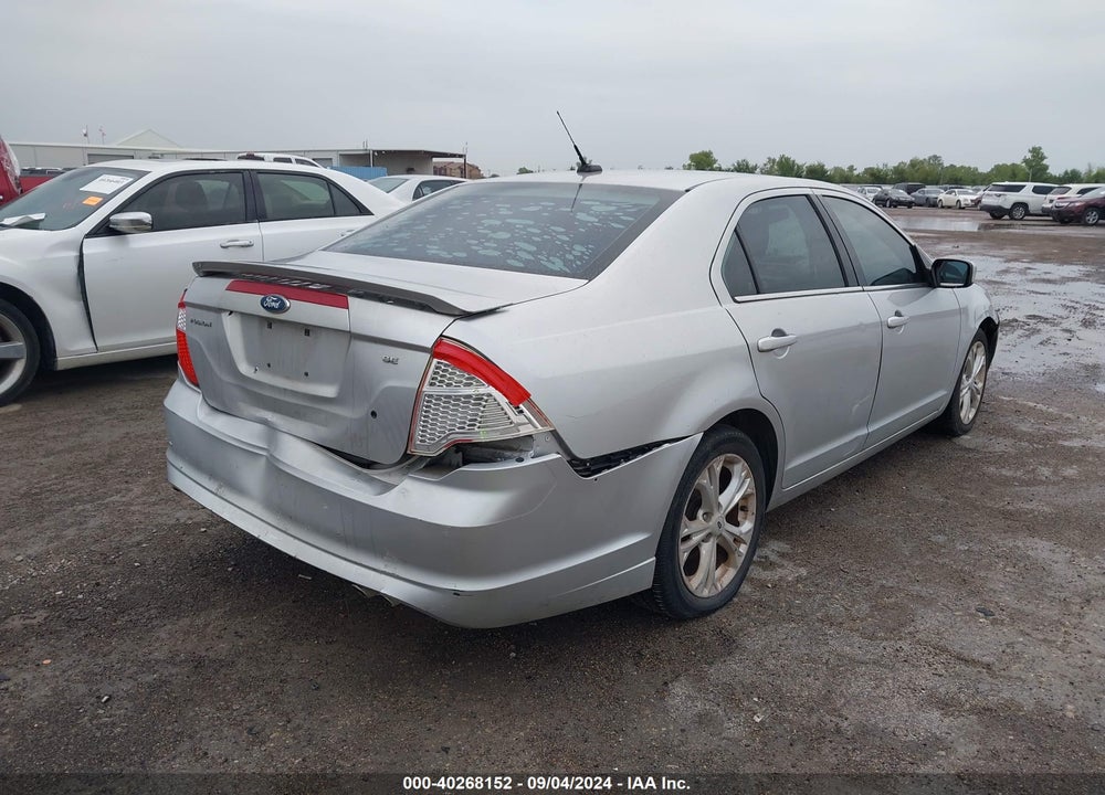 2012 FORD FUSION SE VIN: 3FAHP0HA1CR130214