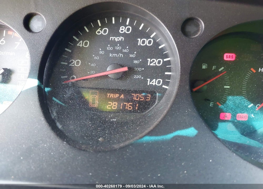 2001 ACURA MDX VIN: 2HNYD18851H541012
