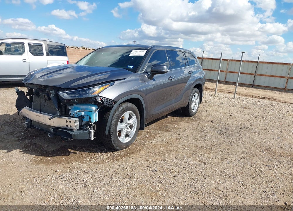 2022 TOYOTA HIGHLANDER L VIN: 5TDCZRBH1NS195900